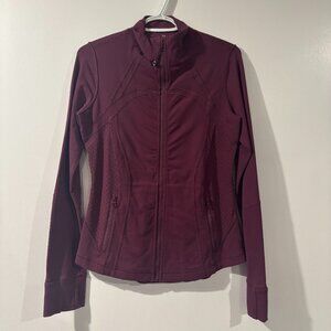 Lululemon Define Jacket Exhale Red Grape Size 8